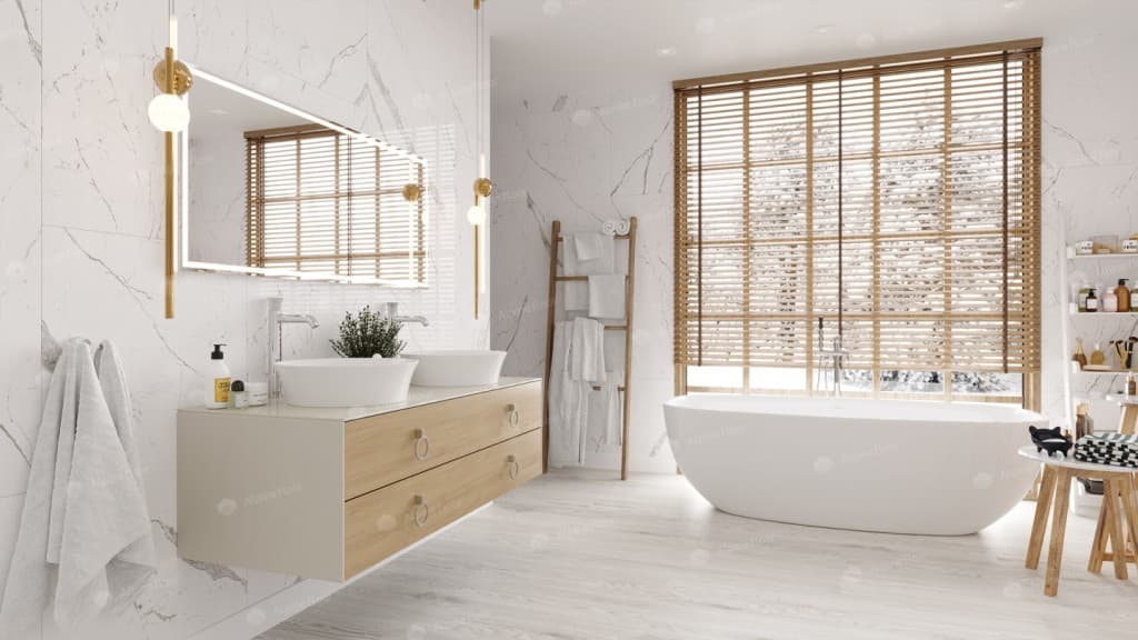 LVT плитка Дуб Арктик ЕСО 5-1